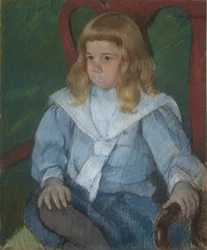 Jongen met Gouden Krullen (Portret van Harris Whittemore, Jr., B.A. 1918)