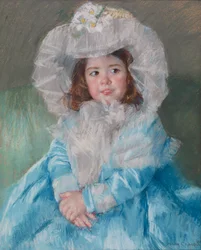 Margot Lefebre in blauw, 1902
