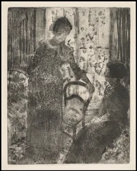 Het bezoek, c.1881