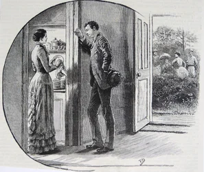 Illustratie van Huisvrouw