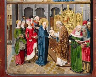 Presentatie in de tempel, uit de Verhalen uit het leven van Maria