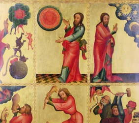 Linkervleugel van het hoogaltaar van St. Peter