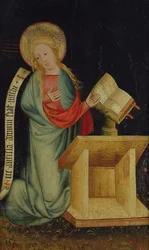 Maagd van de Annunciatie, van het Oogstaltaar, c.1410