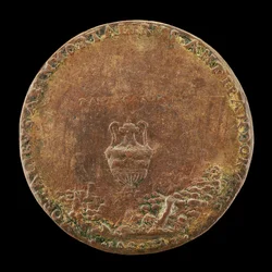 Vaas in een Landschap [achterzijde], 1554