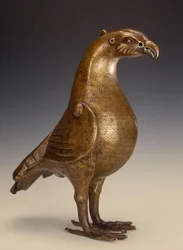 Aquamanile in de vorm van een adelaar, 796-97