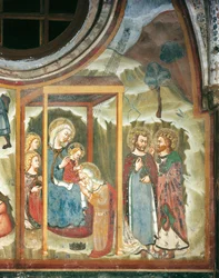 De Aanbidding van de Wijzen (fresco)