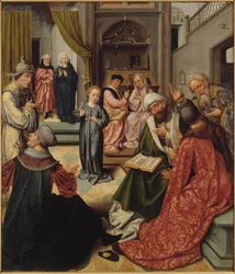 Christus onder de dokters, 1515
