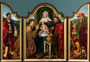 De Aanbidding der Koningen, ca. 1510 (Tempera en olieverf op hout (eiken))