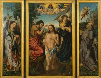 Drieluik van de doop van Christus