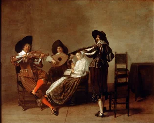 Muzikale Avond, begin 17e eeuw