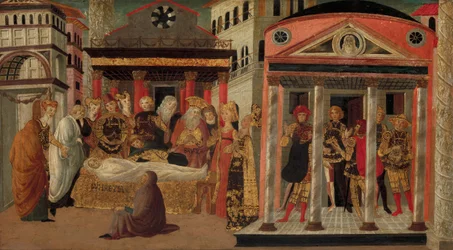 De begrafenis van Lucretia, eind 15e-begin 16e eeuw