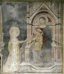Geestelijk huwelijk van Christus met Sint Maria Magdalena (detail)
