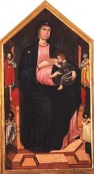 Madonna en Kind met Heiligen