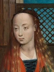 Detail van de Liefdadigheid van St. Nicolaas, van het Altaarstuk van St. Nicolaas (detail)