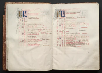 Het Gotha Missaal: Fol. 7v, Tekst, ca. 1375