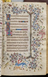 Getijden van Karel de Edele, koning van Navarra (1361-1425): fol. 129r, Tekst