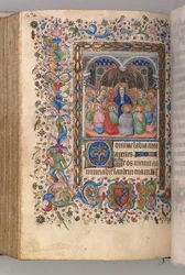 Getijdenboek van Karel de Edele, koning van Navarra: fol. 137v, Pinksteren