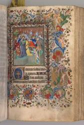 Uren van Karel de Edele, Koning van Navarra 1361-1425: fol. 144r, Verraad van Christus, c. 1405