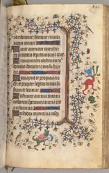 Getijdenboek van Karel de Edele, Koning van Navarra 1361-1425: fol. 205r, Tekst, c. 1405