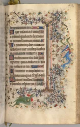 Uren van Karel de Edele, koning van Navarra 1361-1425: fol. 206r, tekst, ca. 1405