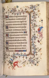 Getijdenboek van Karel de Edele, koning van Navarra 1361-1425: fol. 212r, Tekst, ca. 1405