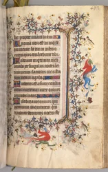 Getijdenboek van Karel de Edele, Koning van Navarra 1361-1425: fol. 213r, Tekst, ca. 1405