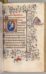 Getijdenboek van Karel de Edele, Koning van Navarra 1361-1425: fol. 261r, Maagd en Kind, ca. 1405
