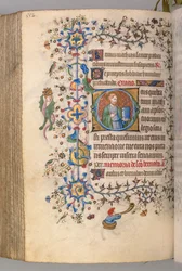 Getijdenboek van Karel de Edele, Koning van Navarra 1361-1425, fol. 270v, St. Mathias, ca. 1405
