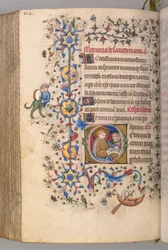 Getijdenboek van Karel de Edele, Koning van Navarra 1361-1425, fol. 271v, Sint Marcus, ca. 1405