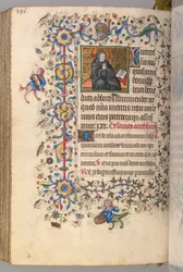 Getijdenboek van Karel de Edele, koning van Navarra 1361-1425, fol. 287vr, St. Benoit, ca. 1405