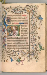 Getijdenboek van Karel de Edele, Koning van Navarra 1361-1425, fol. 292r, St. Fiacre, ca. 1405