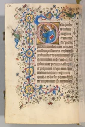 Getijdenboek van Karel de Edele, Koning van Navarra 1361-1425, fol. 305v, St. Martha, c. 1405