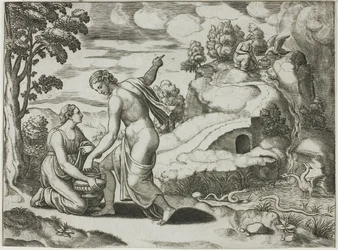 Geïsoleerd onderwerp uit het verhaal van Psyche