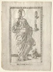 Voorzichtigheid (uit de Tarocchi, serie B: Kosmische Principes & Deugden, #35)