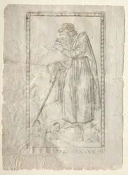 Saturnus (uit de Tarocchi, serie A: Firmamenten van het Universum, #47)