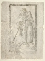 Saturnus uit de Tarocchi, serie A: Firmamenten van het Universum, #47