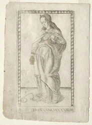 Matigheid uit de Tarocchi, serie B: Kosmische Principes & Deugden, #34, voor 1467