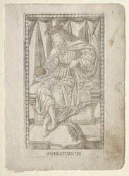 De Keizer uit de Tarocchi, serie E: Condities van de Mens, #9, voor 1467