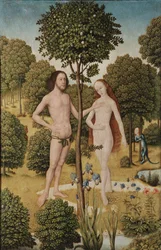 Adam en Eva in de Hof van Eden