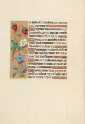 Getijdenboek van Koningin Isabella de Katholieke, Koningin van Spanje: Fol. 105v, ca. 1500