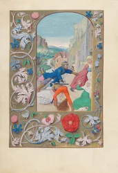 Uren van koningin Isabella de Katholieke, koningin van Spanje: Fol. 146v, Bloedbad..., ca. 1500