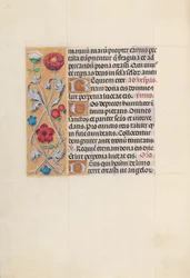 Getijdenboek van koningin Isabella de Katholieke, koningin van Spanje: Fol. 28v, ca. 1500