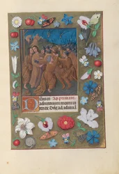 Getijdenboek van koningin Isabella de Katholieke, koningin van Spanje: fol. 61r, Judaskus, ca. 1500