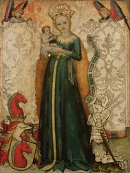 Madonna en Kind met korenaren, 1440-50