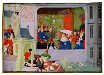 Interview van Richard II en de Hertog van Gloucester