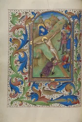 Christus aan het kruis genageld