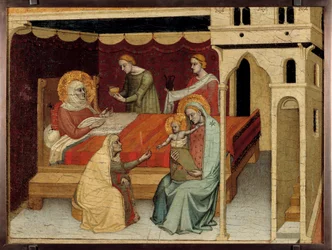 Altaarstuk van de Meester van Johannes de Doper, ca. 1350