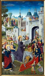 De intocht van Christus in Jeruzalem