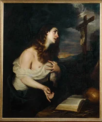 Maria Magdalena, boetelinge (schilderij op doek)