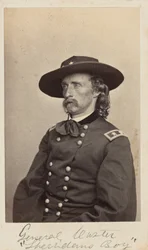 Generaal George Armstrong Custer,1865 (foto)